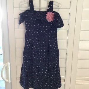 Janie & Jack Navy checkered jumpsuit